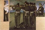 Edouard Manet The Execution of Emperor Maximilian oil painting